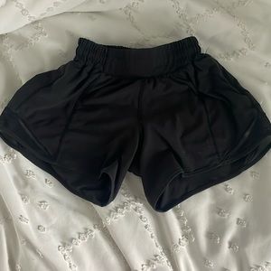 Black lululemon shorts